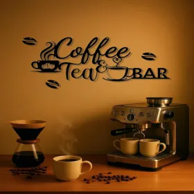 CIFbuy Vintage Distressed Iron Coffee Sign Rustic Wall Decor For Kitchen Bathroom Porch Living Room Office (TikTok, Temu Pick-up Service)