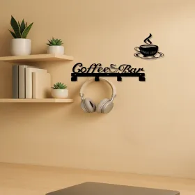 CIFbuy Rustic Wall Mounted Mug Holder Multifunctional Kitchen Cup Organizer Rack(TikTok, Temu Pick-up Service)