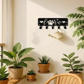 CIFbuy Modern Puppy Key Holder Wall Hook Set For Keys Coats Towels Hats Bags Entryway Kitchen Bedroom Decor (TikTok, Temu Pick-up Service)