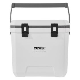 VEVOR Portable Cooler, 38 QT Hard Cooler with Ice Retention, Heavy-Duty Handles and Cup Holder, Lightweight Rigid Material Insulated Portable Cooler
