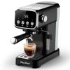 20 BAR Slim Vertical Espresso Machine with Milk Frother, Built-in Cup Warmer, 43 OZ Detachable Tank, for Rich Espresso, Americano, Latte
