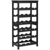 VEVOR 24 Bottle Detachable Wine Rack, 6-Tier Wine Bottle Holder, Freestanding Floor Display Wine Storage Shelves with Table Top, For Kitchen,Cellar