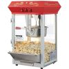 VEVOR Popcorn Maker, 850W Popcorn Popper Machine, 8 Oz Kettle Makes 48 Cups per Batch, Countertop Popcorn Maker with Tempered Glass, Includes 4 Scoops