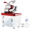 VEVOR 110V Commercial Ice Crusher 440LBS/H, ETL Approved 300W Electric Snow Cone Machine with Dual Blades