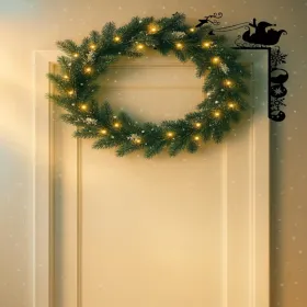 CIFbuy Vintage Iron Sleigh Wall Decor Rustic Farmhouse Christmas Wall Hanging TikTok, Temu Pick-up Service