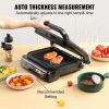 VEVOR 7 IN 1 Commercial Electric Griddle, 14.4" 1800W Indoor Countertop Grill, Restaurant Teppanyaki Grill with Non Stick Iron Cooking Plate