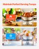 VEVOR Chafing Dish Buffet Set, 5 Qt 4 Pack, Stainless Steel Chafer with 4 Full Size Pans