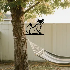 CIFbuy Vintage Tree Stump Wall Art Black Iron Animal Silhouette Sign Rustic Farmhouse Decor For Garden Porch Yard Indoor Outdoor Wall (TikTok, Temu Pi