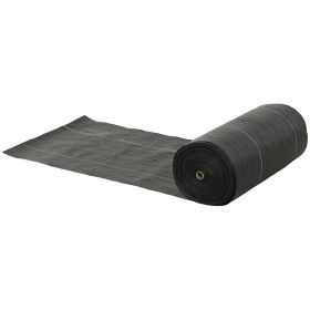 Weed Barrier Landscape Fabric, 5oz Heavy Duty Woven Weed Control Fabric For Landscaping (Option: Black)