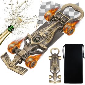 Exquisite Racing Bottle Opener,Meticulously Designed And Made Of Durable Materials, Perfect For Opening Bottles During Sports Events, Parties, Or At H (Option: Bronze)