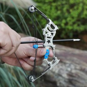 Archery Bow Set Compound Bow Training Bow RH/LH For Outdoor Sports Hunting Shooting Practice Entertainment Fun Archery Gift (Option: pink)