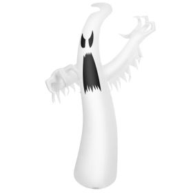 12FT Halloween Inflatable Scary Ghost With Built-in LED Lights, Blow Up Ghost Yard Decoration For Lawn Garden Party---Unavailable Platform-Temu&A (Option: A)