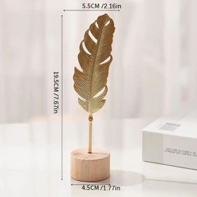 NordicHomeDecor Iron Ginkgo Leaf for a Sophisticated Look (Option: Six piece family bucket set)