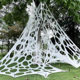 Halloween Spider Web Decorations 13.5ft Giant Stretchy Beef Netting (Option: White)
