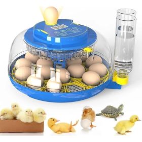 12-Egg Incubator for Beginners, Auto Egg Turn, Steady Self-Regulating Humidity & Consistent Temperature Control for Hatching Chicken, Goose, Duck (Option: 18 egg incubator)