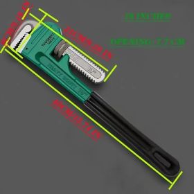 8/12/14/18 Inch Professional Multi-Size Pipe Wrench - Heavy Duty Plumbing Tool For Industrial Repair, Automotive & Home Use, Ergonomic Grip, Anti (Option: 18lnches)