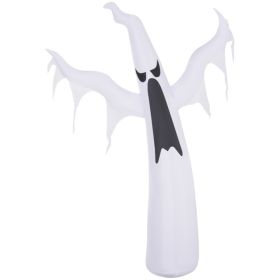 6FT Halloween Inflatable White Ghost With Built-in LED Lights Outdoor Lawn Yard Party Decor---Unavailable Platform-TikTok (Option: A)